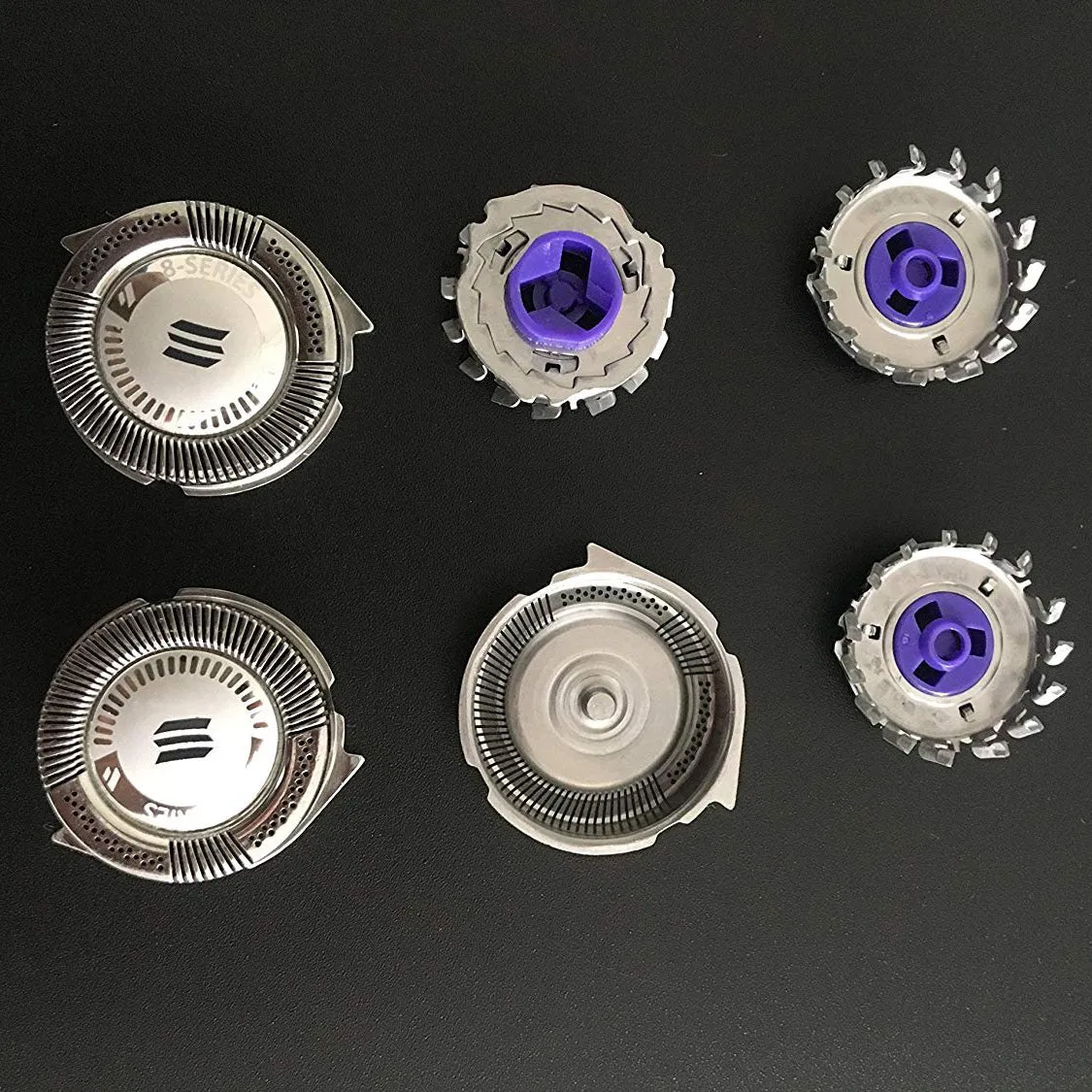 3-Piece: HQ8 Dual Precision Replacement Heads for Philips Norelco Shavers