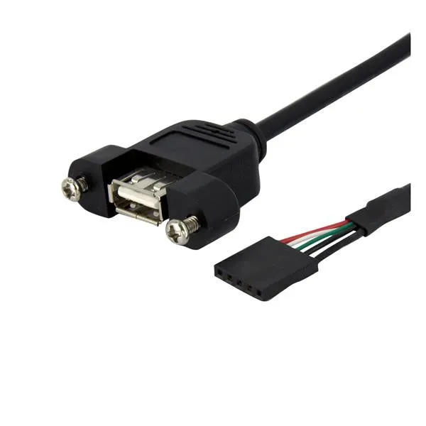 30Cm Panel Mount Usb Cable Usb