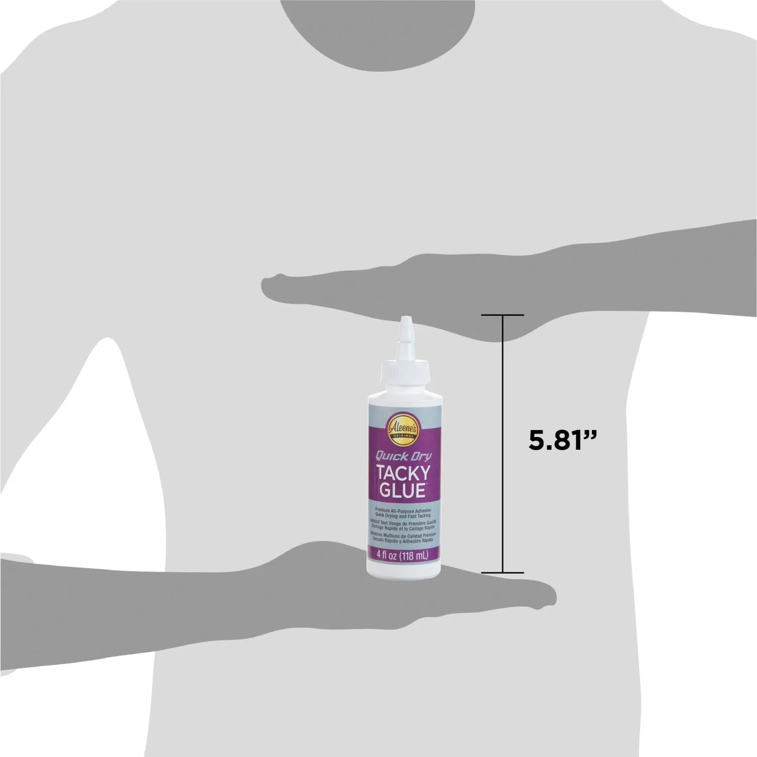 Aleenes Quick Dry Tacky Glue 4 fl. oz. 3 Pack