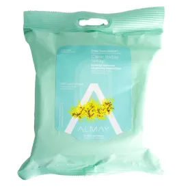 Almay 25ct Clear Complexion Facial Cleansing Towelettes, Makeup Remover Wipes