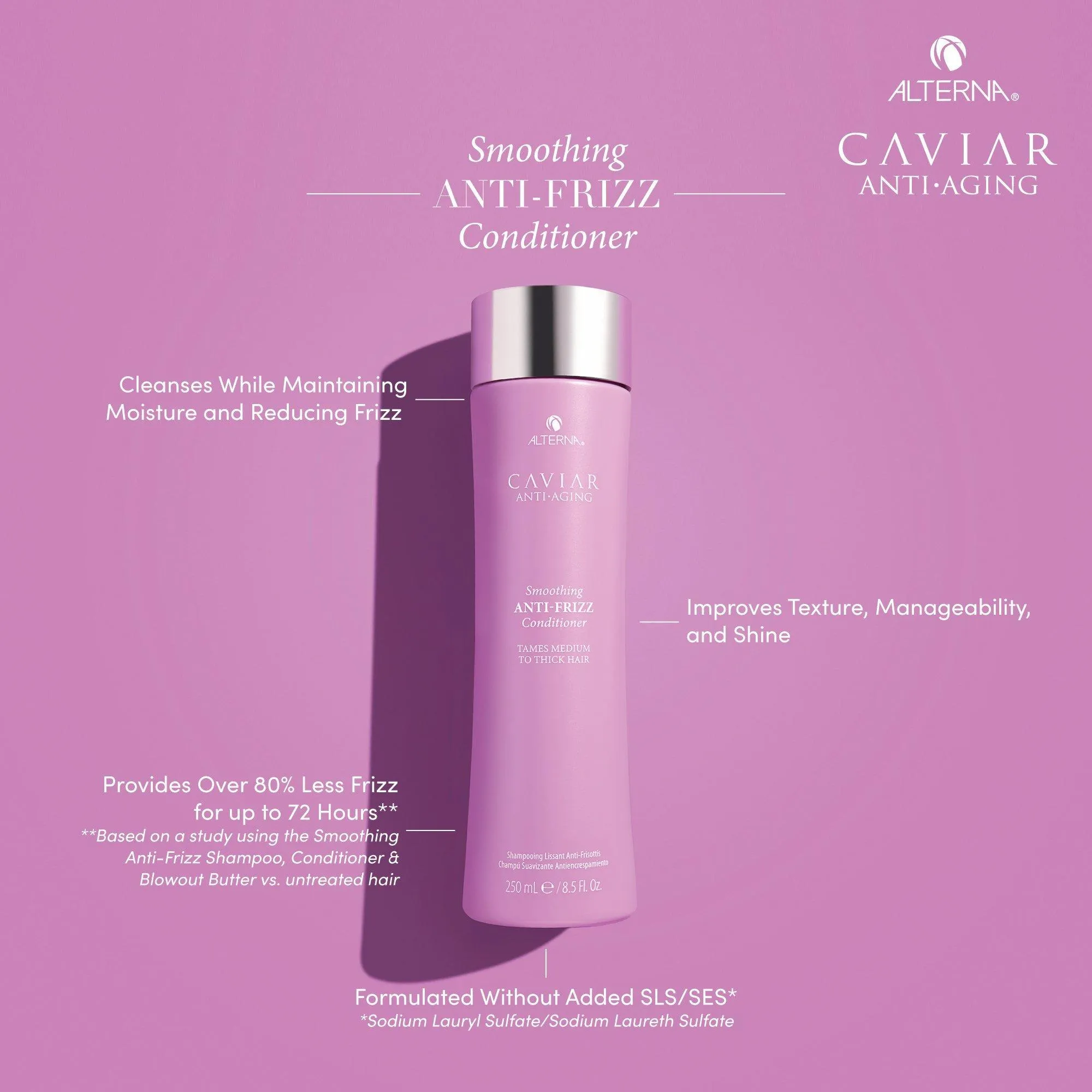 Alterna Caviar Smoothing Anti-Frizz Shampoo & Conditioner Duo - 16oz ($111 Value)