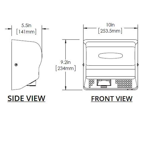 AMERICAN DRYER® EXT7-C eXtremeAir® ***DISCONTINUED***  No Longer Available in CHROME - Please see AMERICAN DRYER® EXT7-SS