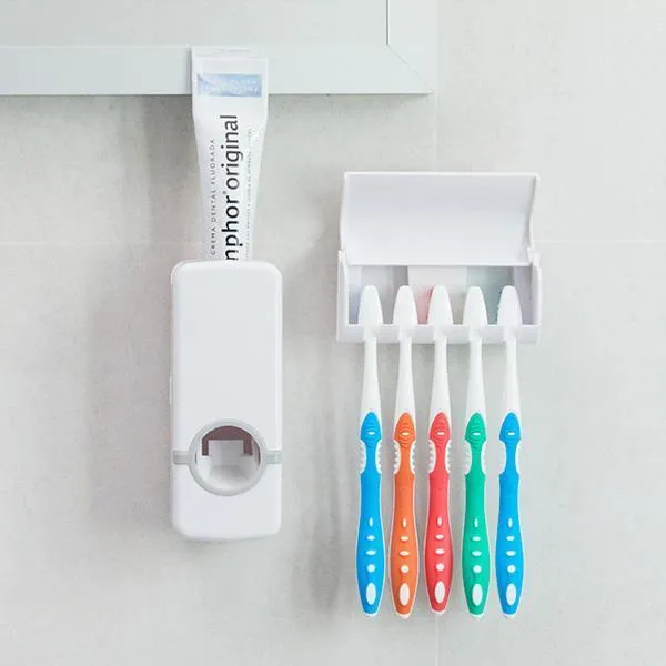 Automatic Toothpaste Dispenser Set