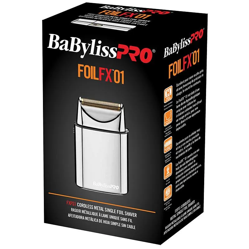 BabylissPro Cordless Metal Single Foil Shaver