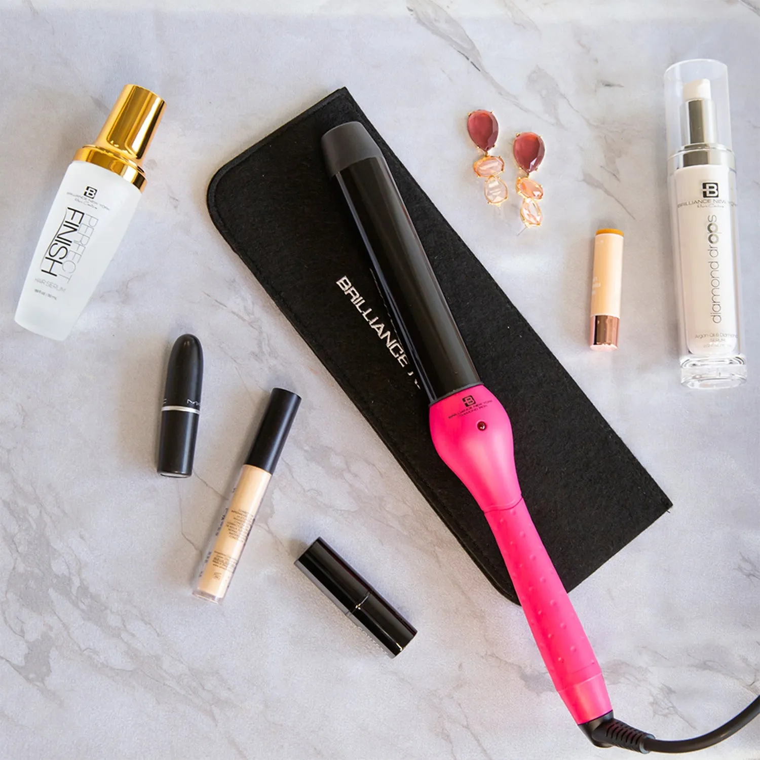 BNY Limited Edition Volume Setter Diamond Infused 1" Curling Wand Iron