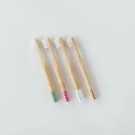 Brush Naked bamboo Toothbrush single - 4pack