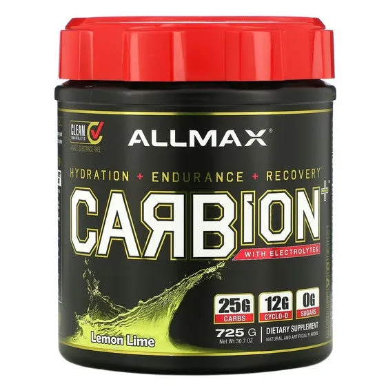 CARBION  with ALLMAX electrolytes, lemon-lime