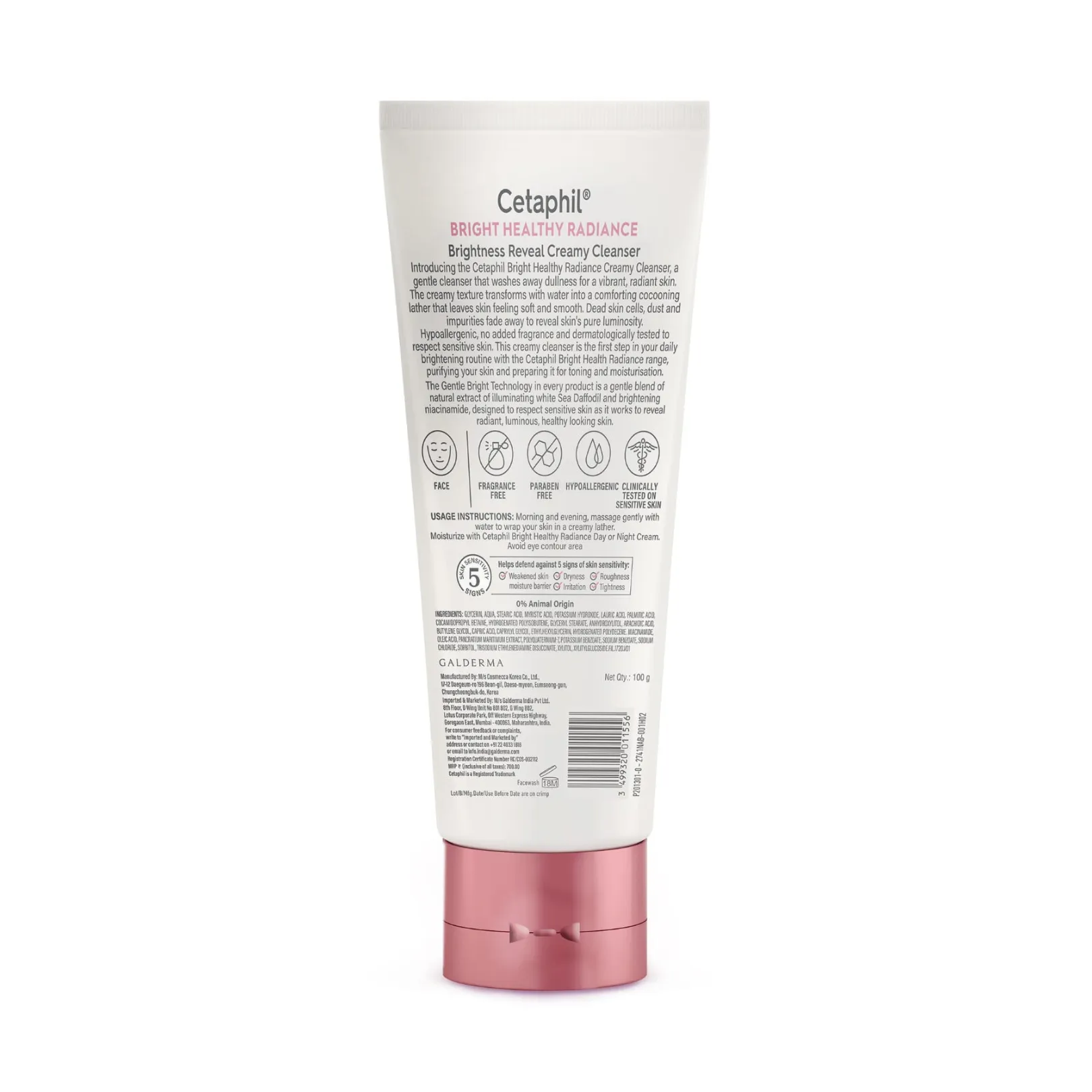 Cetaphil Brightness Reveal Creamy Cleanser 100g