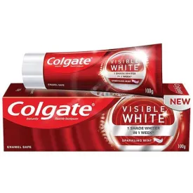 Colgate Visible White Toothpaste - Sparkling Mint 100 g