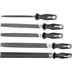 Crescent/Nicholson 22040HNNN FILE SET 5PC W/ERGONOMICHNDL POUCHED