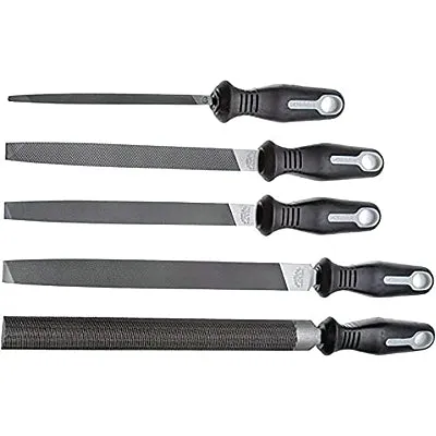 Crescent/Nicholson 22040HNNN FILE SET 5PC W/ERGONOMICHNDL POUCHED