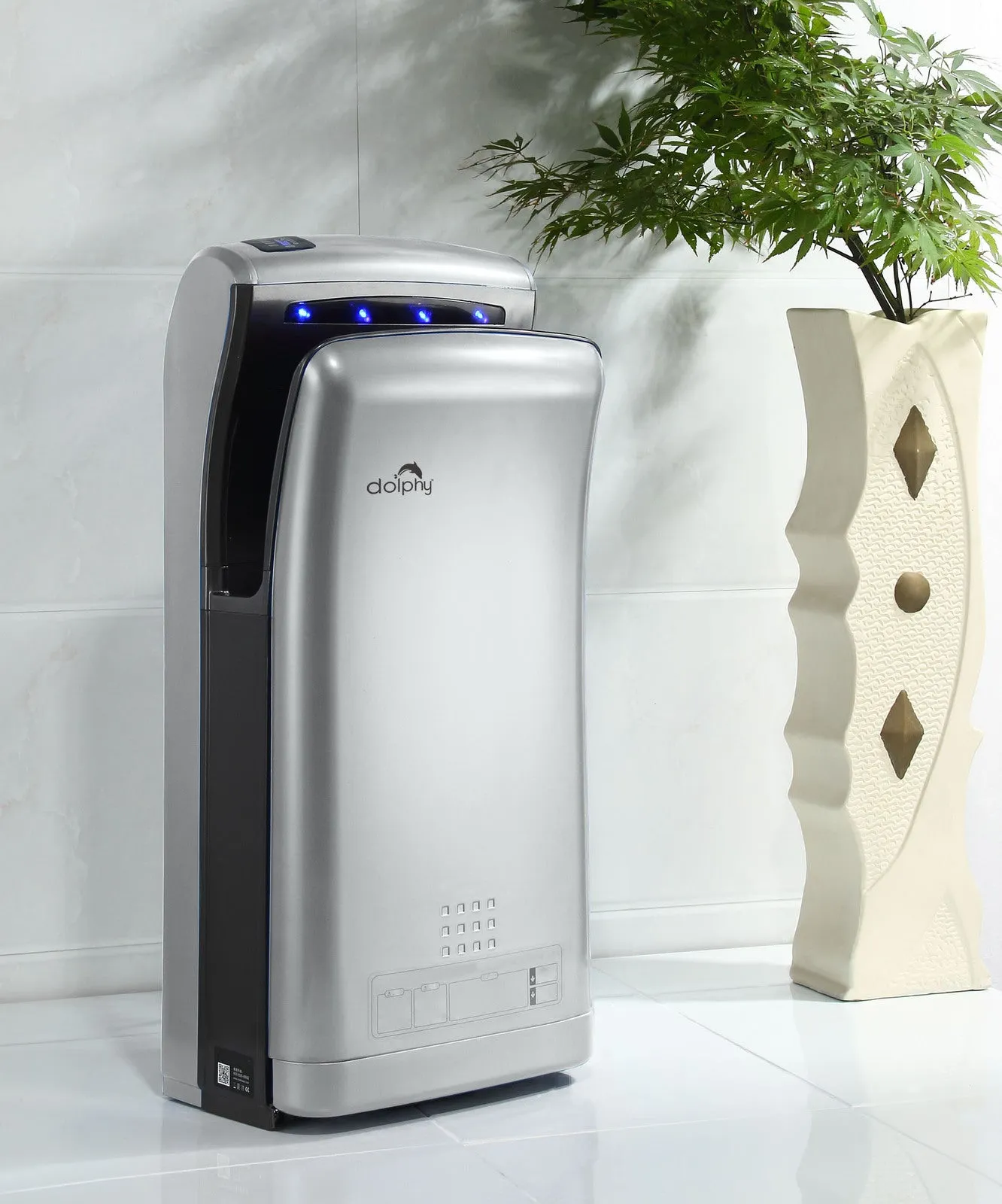Dolphy Automatic Jet Hand Dryer 1800W Grey