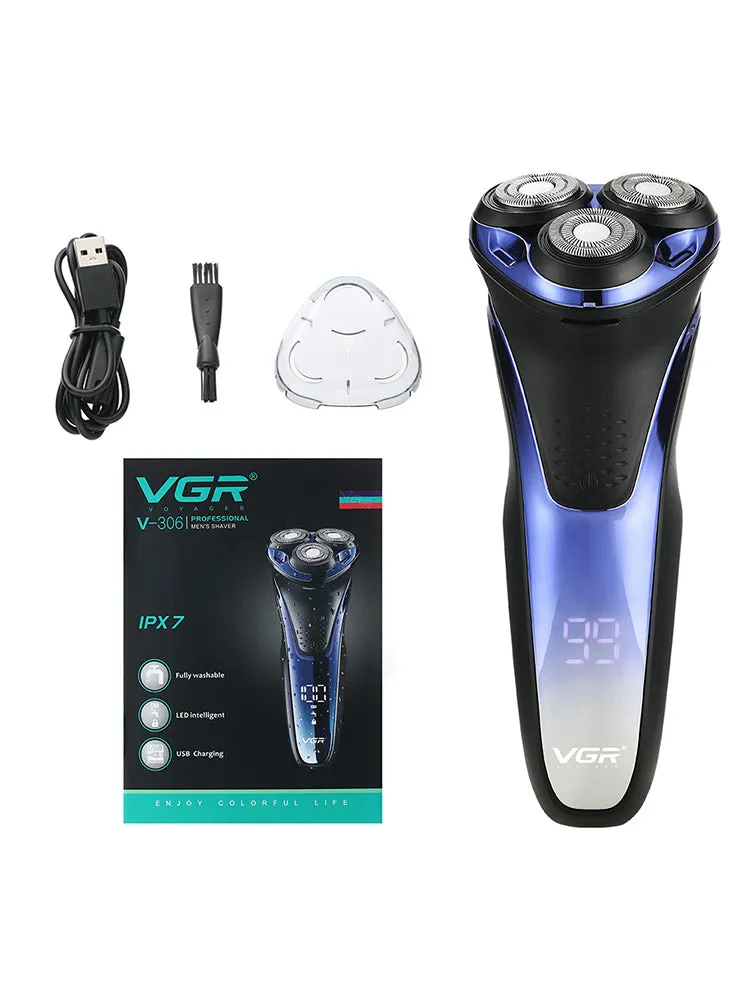 Electric Shaver Three-Head Usb Electric Washable Shavers