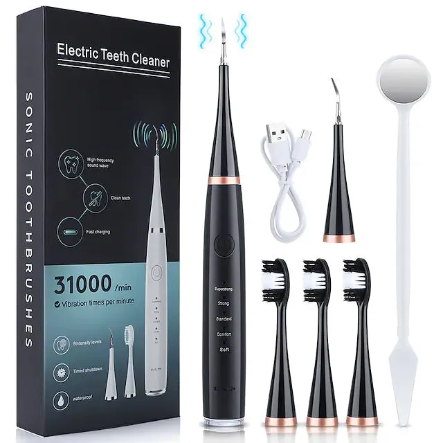 Electric Toothbrush Sonic Dental Scaler Teeth Whitening Kit