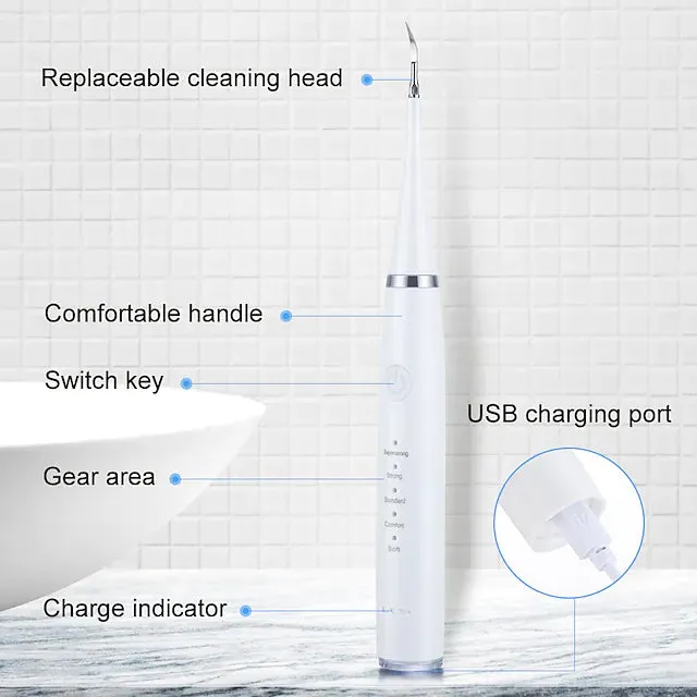 Electric Toothbrush Sonic Dental Scaler Teeth Whitening Kit