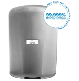 Excel TA-SB-H | Automatic ThinAir Hand Dryer, HEPA Filtration, Stainlesss Steel