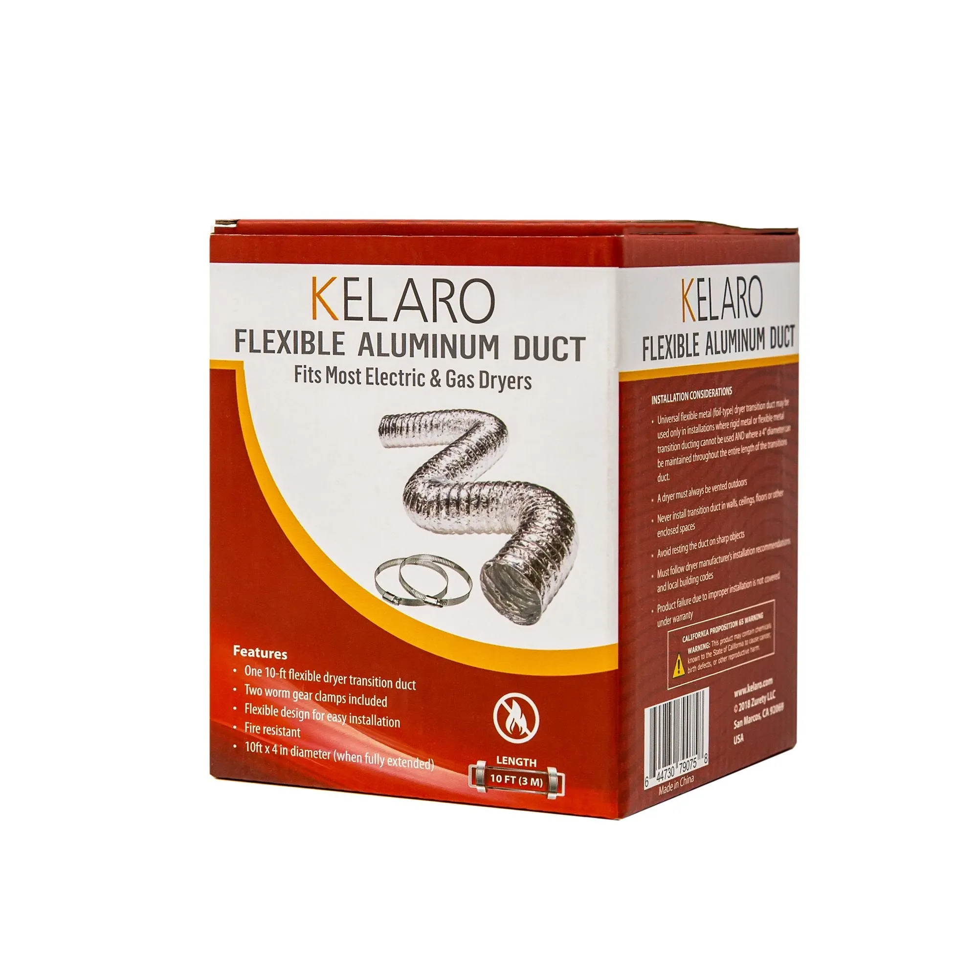 Flexible Clothes Dryer Transition Ducts