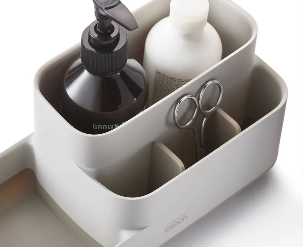 Joseph Joseph EasyStore Bathroom Storage Caddy Ecru
