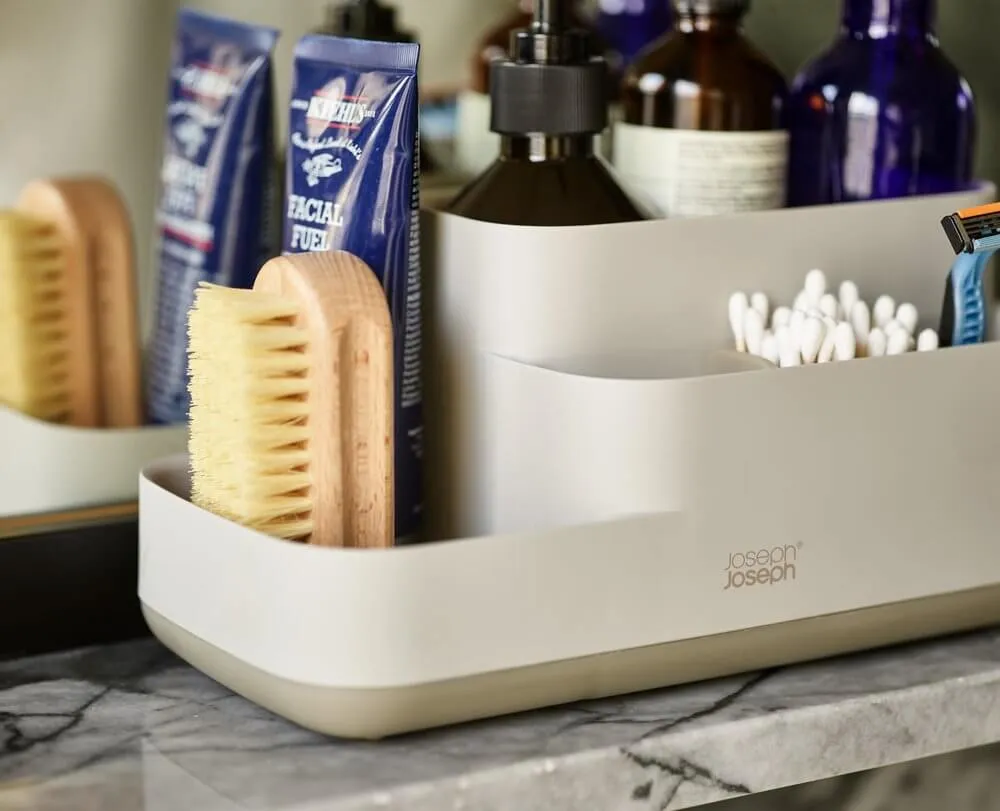 Joseph Joseph EasyStore Bathroom Storage Caddy Ecru