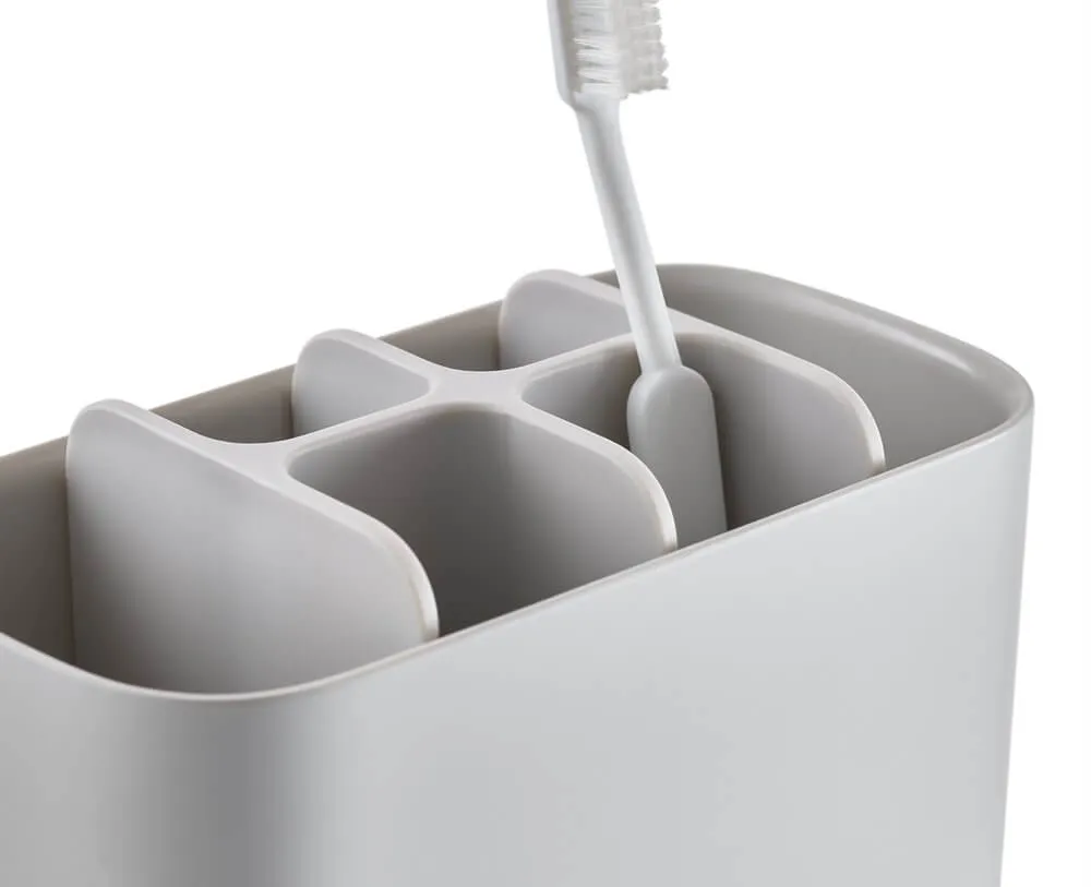 Joseph Joseph EasyStore Large Toothbrush Caddy Ecru