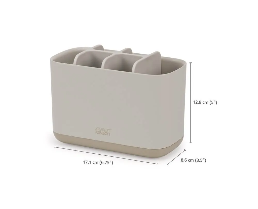 Joseph Joseph EasyStore Large Toothbrush Caddy Ecru