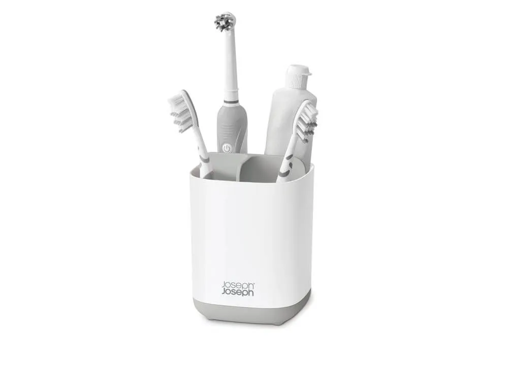 Joseph Joseph EasyStore Small Toothbrush Caddy Grey