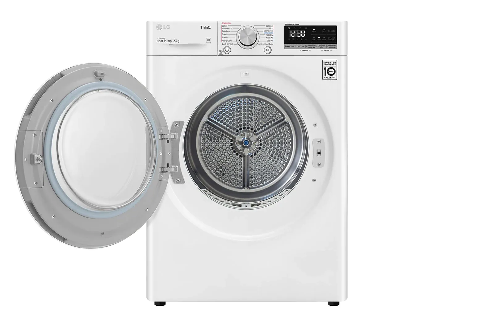 LG 8kg Heat Pump Dryer with Inverter Control DVH5-08W