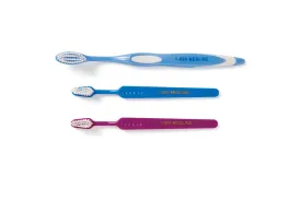 Medline MDS096082 Supersoft Gentle Toothbrush, Silk, Individually Wrapped