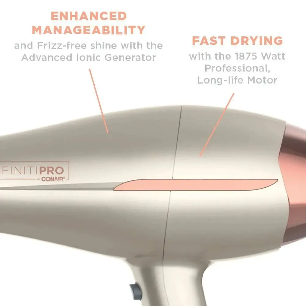 New - InfinitiPro by Conair Frizz Free AC Dryer
