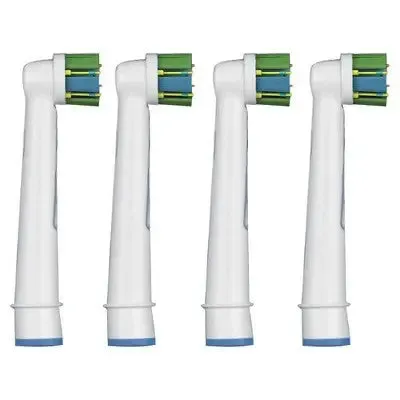 New - Oral-B Cross Action Electric Toothbrush Replacement Brush Heads - 4ct
