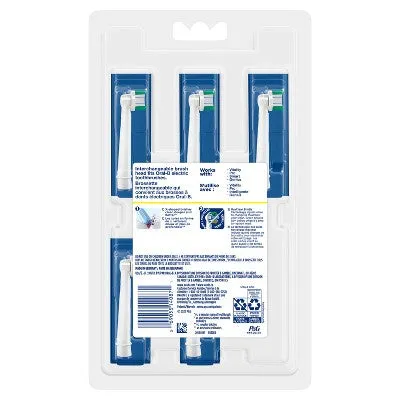 New - Oral-B Precision Clean X-Filament Replacement Brush Heads - 5ct