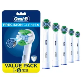 New - Oral-B Precision Clean X-Filament Replacement Brush Heads - 5ct