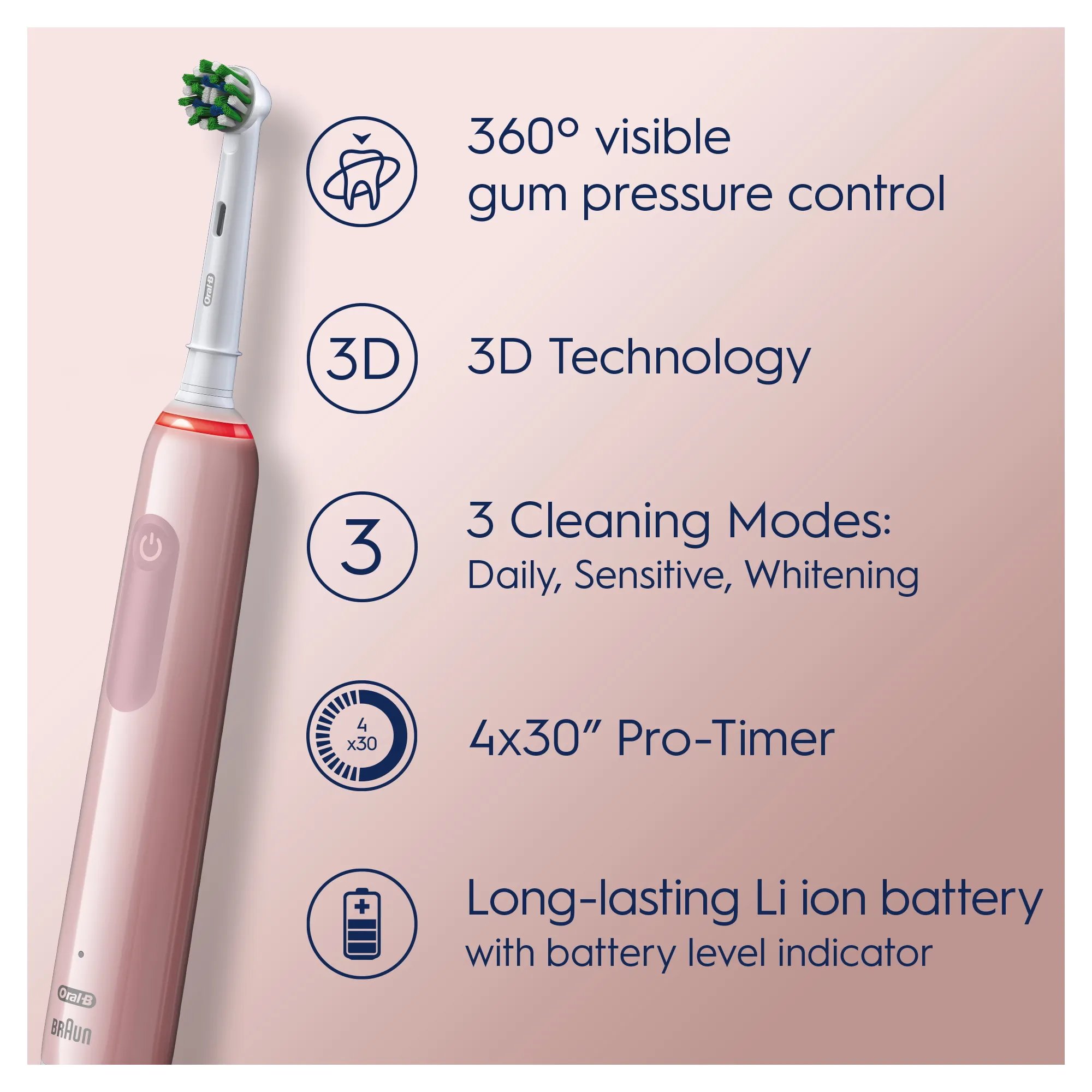 Oral-B Pro Series 3 Electric Toothbrush - Black