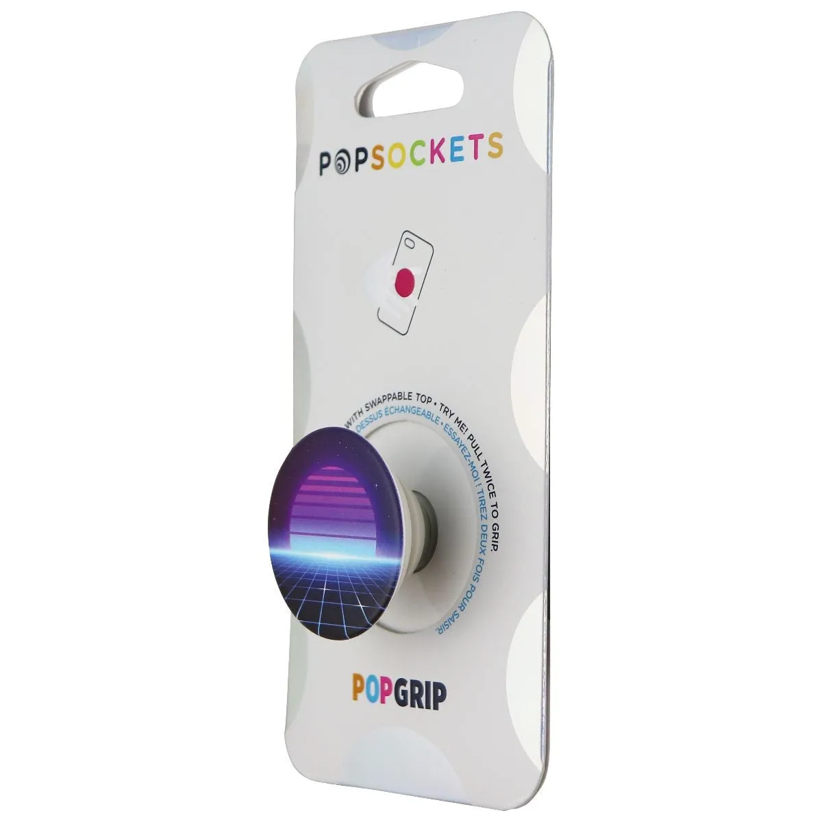 PopSockets: PopGrip Expanding Stand & Grip with Swappable Top - Electric Sunset