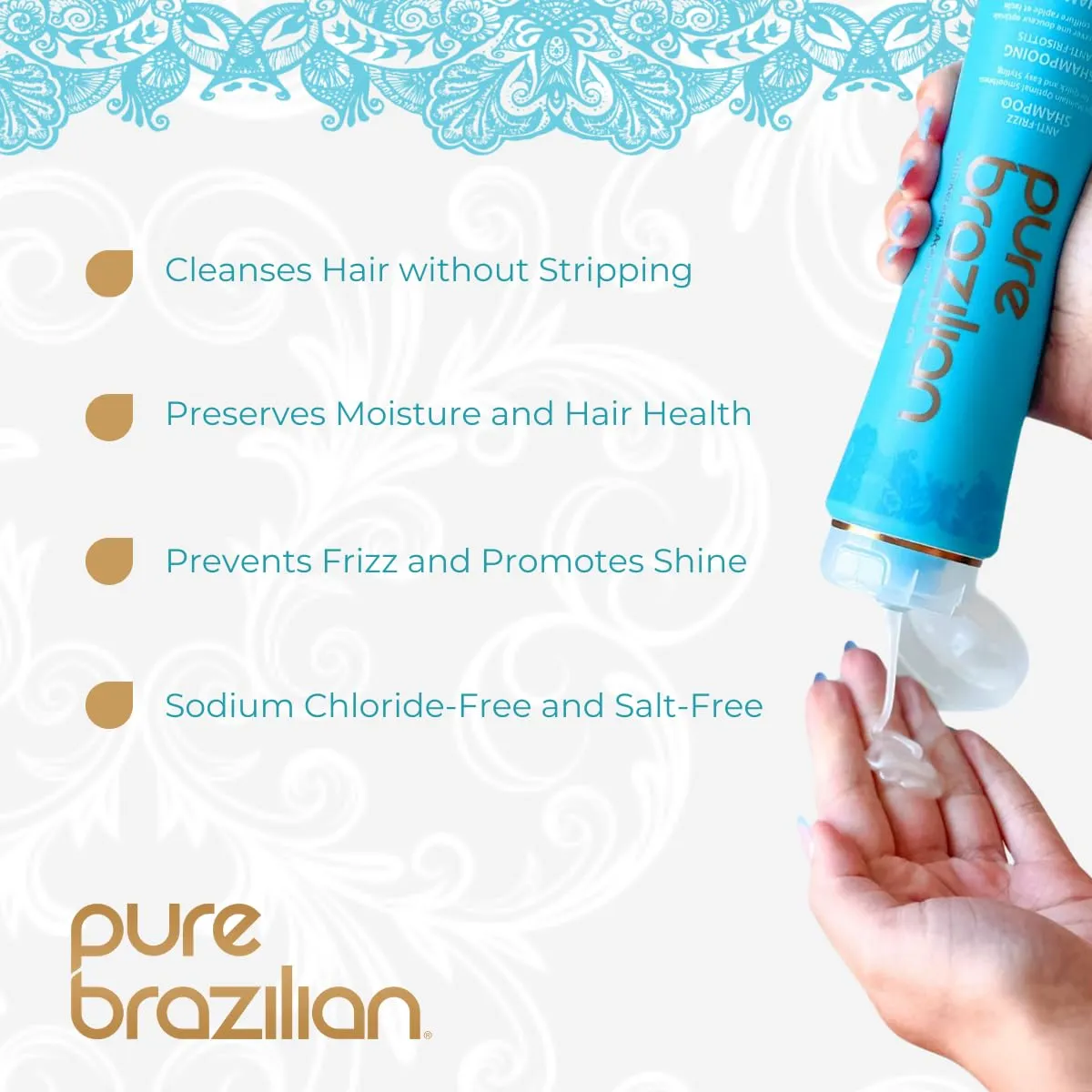 Pure Brazilian Anti-Frizz Shampoo