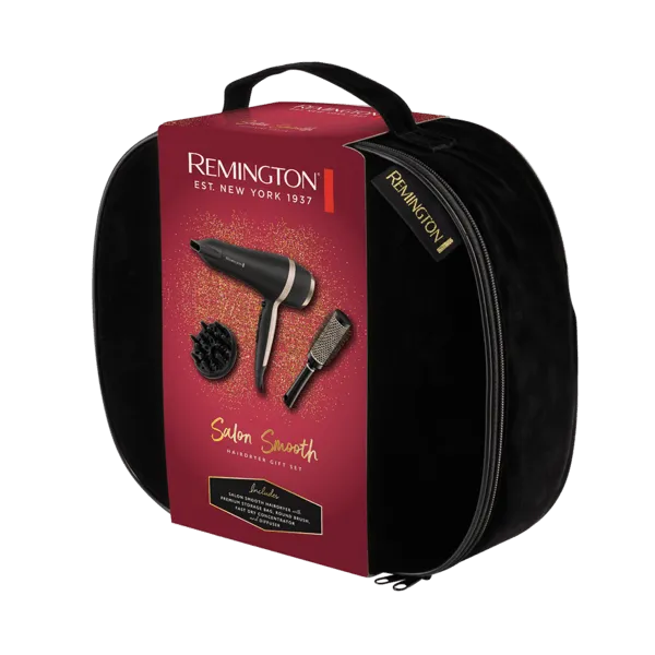 Remington - Salon Smooth Hairdryer Giftset D6940GP