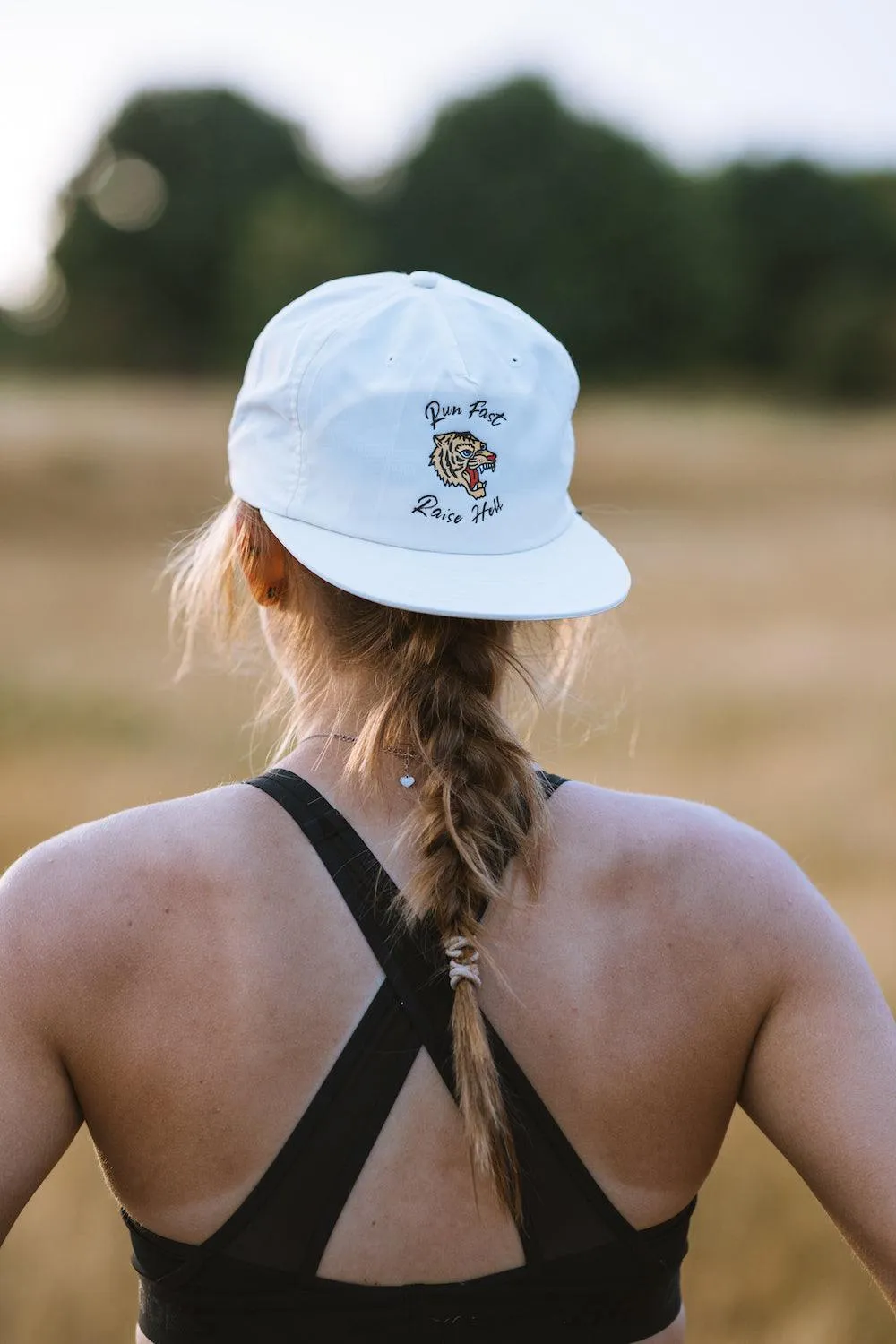 Run Fast Raise Hell Nylon Run Cap