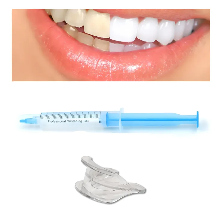 Teeth Whitening Double Sided Mouth Tray with Optional Non Peroxide Gel