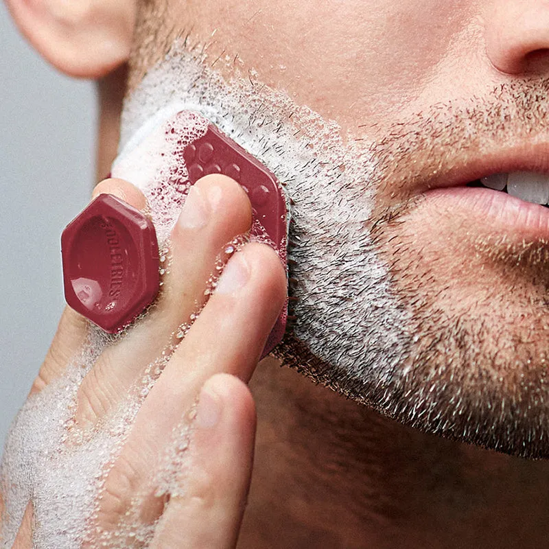 Tooletries - The Face & Body Scrubber Set, Burgundy