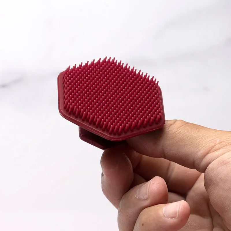Tooletries - The Face & Body Scrubber Set, Burgundy