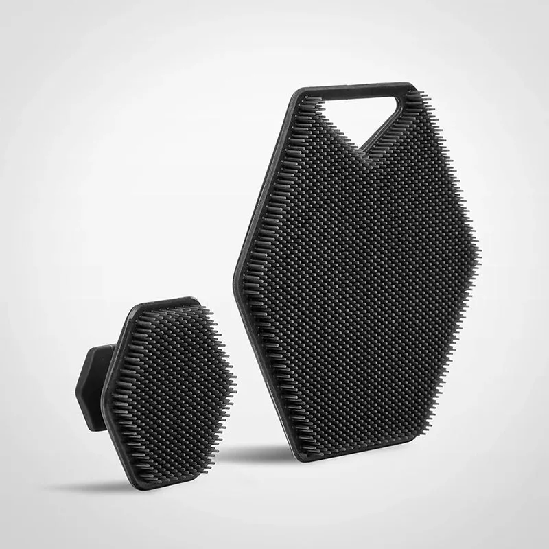 Tooletries - The Face & Body Scrubber Set, Charcoal