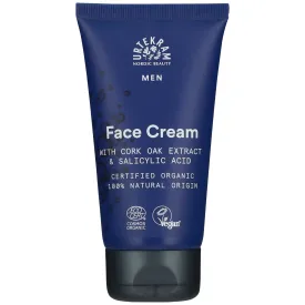 Urtekram Men's Face Cream with Salicylic Acid and Tazman Pepper 75ml