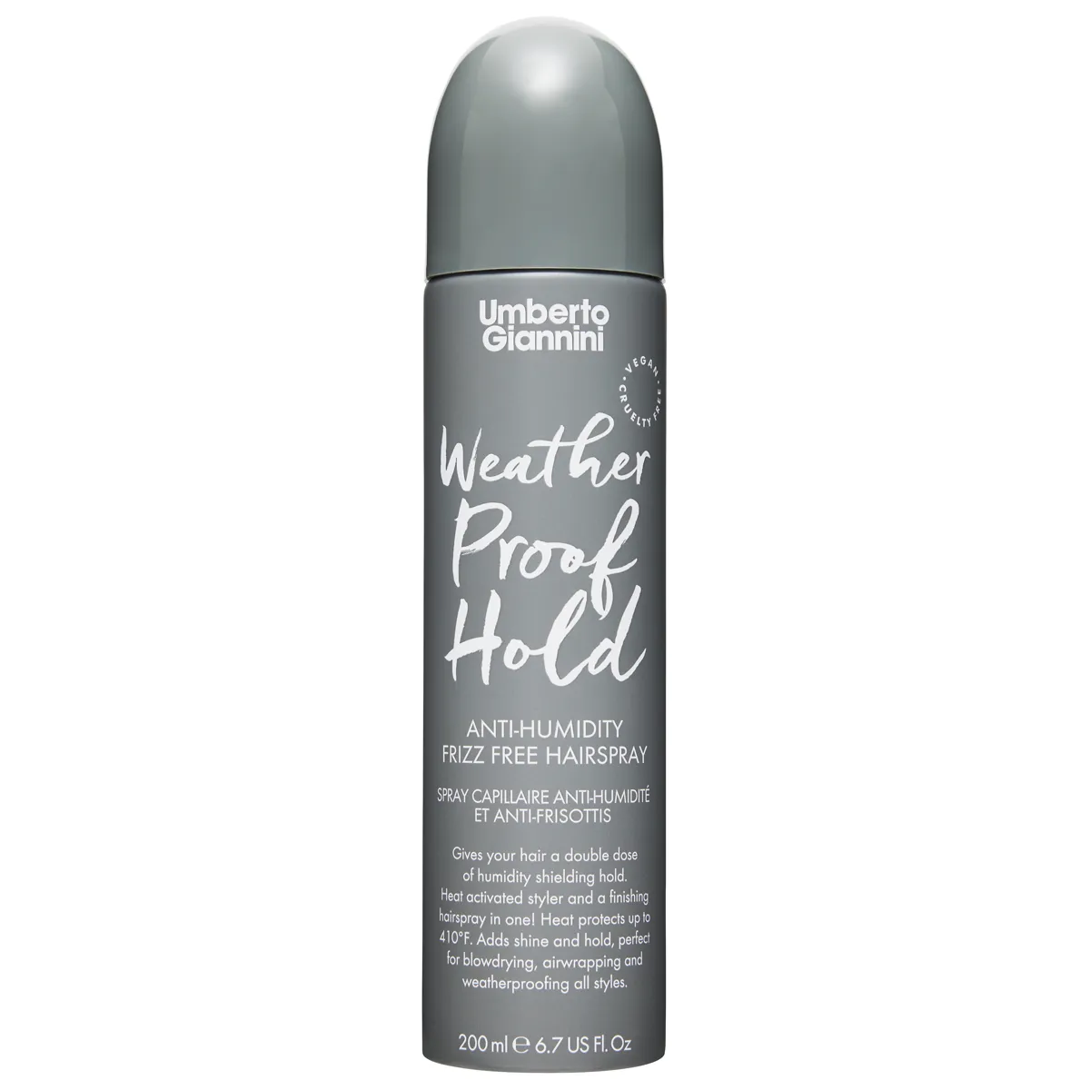 Weatherproof Hold Anti-Humidity Frizz Free Hairspray