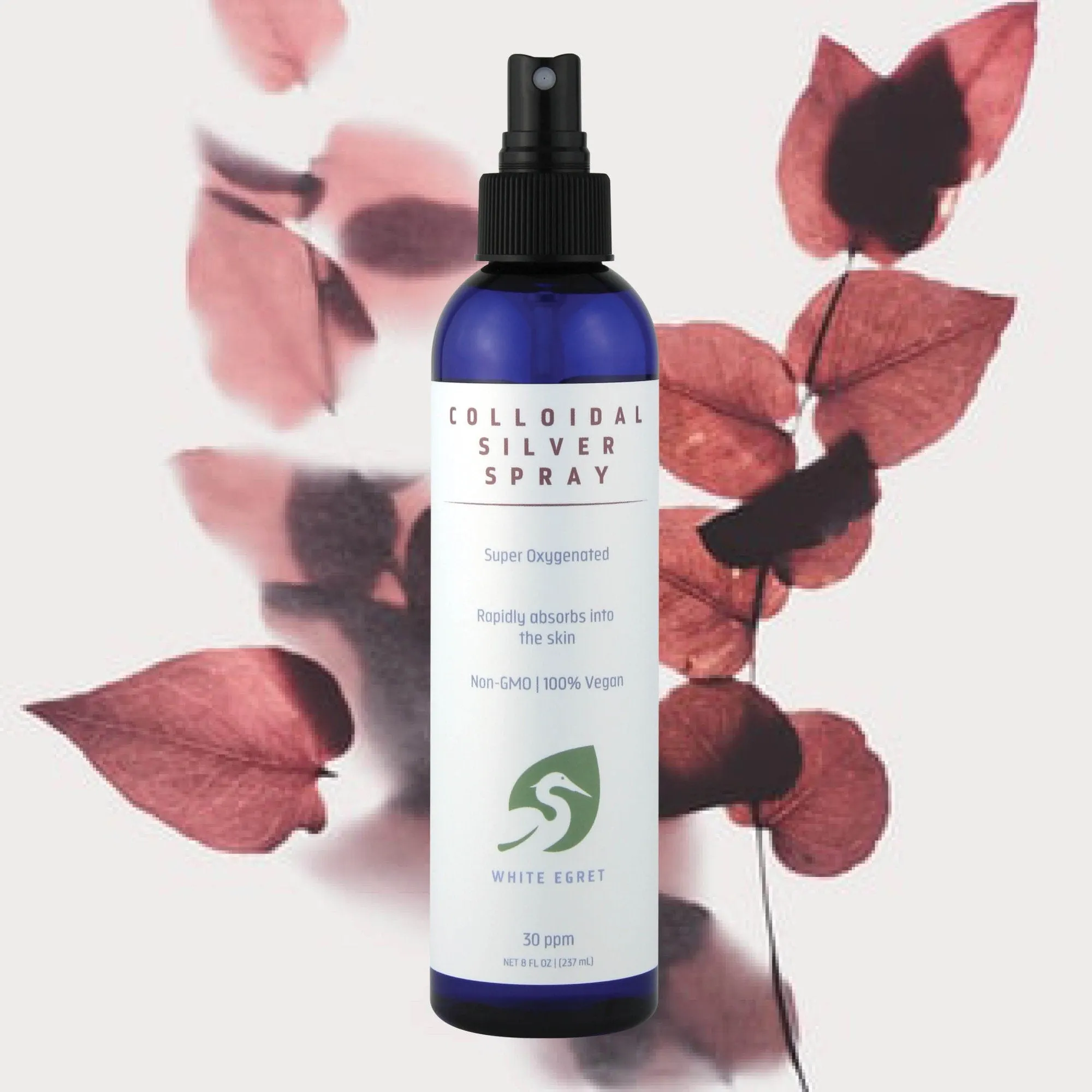 White Egret INC Colloidal Silver Spray 8 oz Spray